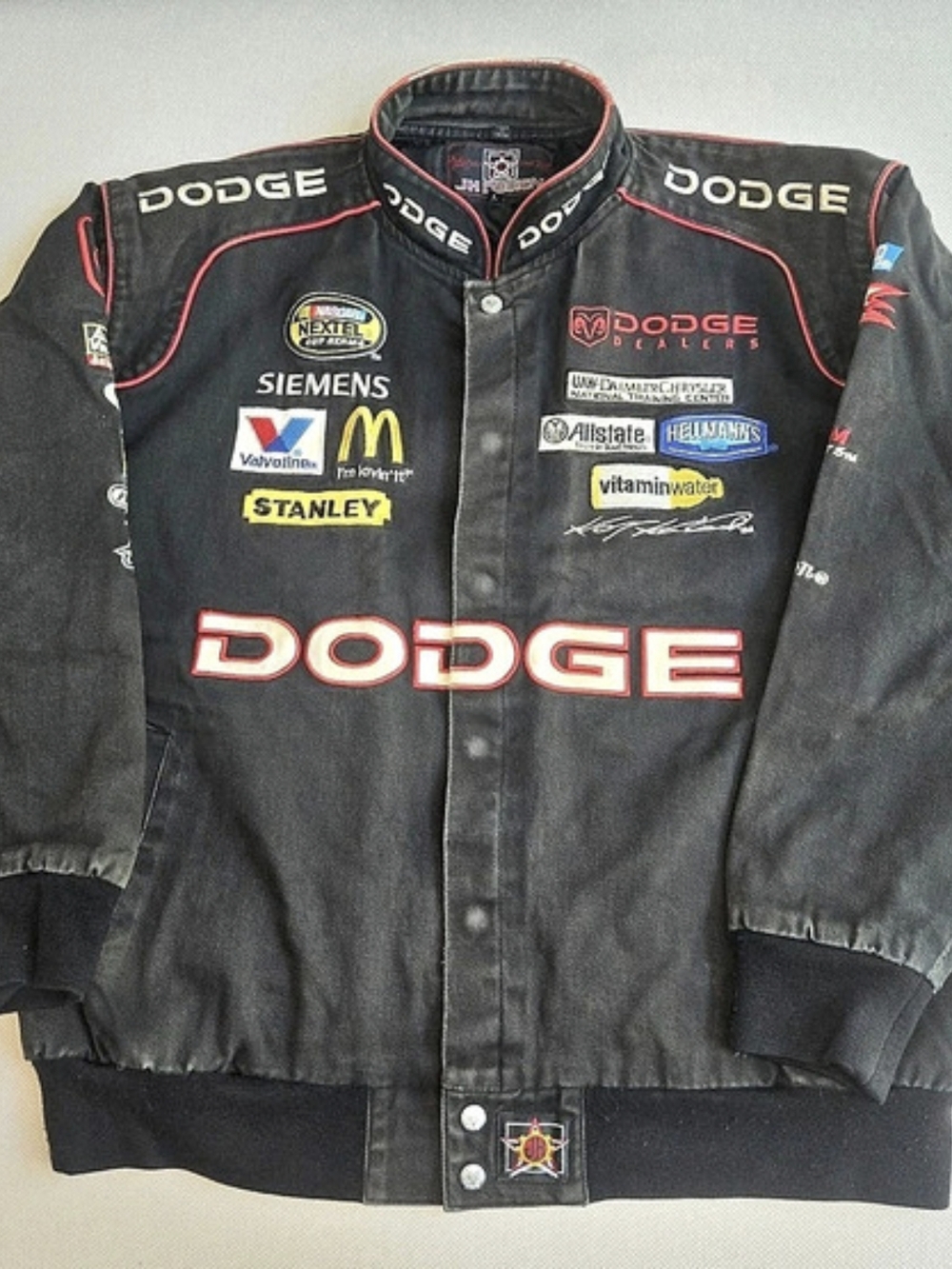 Kasey Kahne 9 Dodge NASCAR Nextel Cup Racing Jacket Large JH Design Vintage